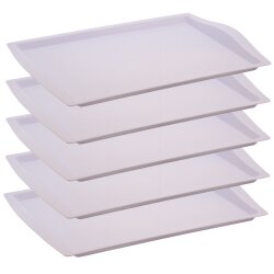 Engelland 5er-Set Serviertabletts 46,5×33 cm...