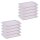 Engelland 10er-Set Serviertabletts 46,5×33 cm Flieder – stapelbar, BPA-frei & robust