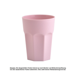 6x Kunststoffbecher Rosa Trinkbecher Party-Becher Plastik Trink-Gläser Mehrweg 0,25l