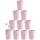 ENGELLAND 10x Kunststoffbecher 250 ml Rosa – BPA-frei, bruchsicher & spülmaschinenfest
