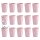 ENGELLAND 15er Set Kunststoffbecher 250 ml Rosa – BPA-frei, bruchsicher & spülmaschinenfest