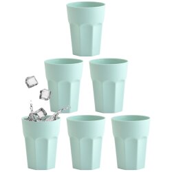 ENGELLAND 6er Kunststoffbecher 250 ml Mint –...