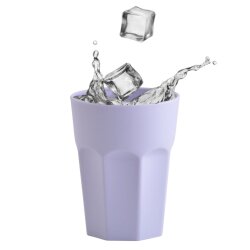 ENGELLAND Kunststoffbecher 250 ml Flieder –...