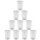 ENGELLAND 10er Set Kunststoffbecher 250 ml Weiß – BPA-frei, bruchsicher, spülmaschinenfest & wiederverwendbar