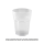 15x Kunststoffbecher frostweiß Trinkbecher Party-Becher Plastik Trink-Gläser Mehrweg 0,25l
