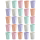 25x Kunststoffbecher mehrfarbig Trinkbecher Party-Becher Plastik Trink-Gläser Mehrweg 0,25l