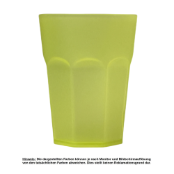 20x Kunststoffbecher hellgrün Trinkbecher Party-Becher Plastik Trink-Gläser Mehrweg 0,4l