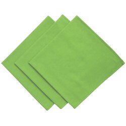 3er Pack Stoffservietten 45x45 cm in Hellgrün aus...