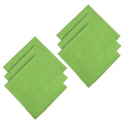 6er Pack Stoffservietten 45×45 cm Hellgrün...