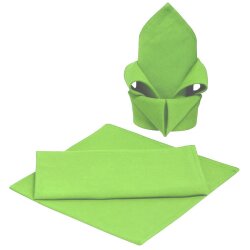 9er Pack Stoffservietten 45×45 cm Hellgrün...