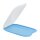 ENGELLAND Aufschnitt Box Blau – BPA-frei, stapelbar, spülmaschinengeeignet, Mikrowellen- und Gefrierschrankgeeignet, 25 × 17 × 3,3 cm