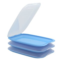 ENGELLAND Aufschnitt Box Blau 3er Set – BPA-frei,...