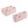 ENGELLAND Schubladen-Organizer Set Rosa – 14-teilig, BPA-frei, flexibel, platzsparend, für Küche, Bad & Büro