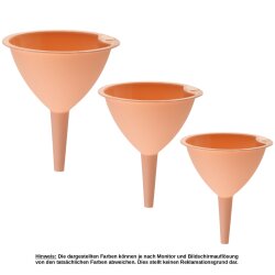 ENGELLAND 3-teilig Trichtersatz Apricot – BPA-frei,...