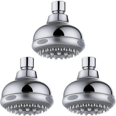 3er Set Design Duschkopf Brausekopf – Kopfbrausen für Dusche & Bad, modernes Design, langlebig und Anti-Kalk