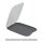 ENGELLAND Aufschnitt Box Anthrazit 4er Set – BPA-frei, stapelbar, spülmaschinen- und mikrowellengeeignet, 25×17×3,3 cm