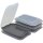 ENGELLAND Aufschnitt Box Anthrazit 5er Set – BPA-frei, stapelbar, spülmaschinen- und mikrowellengeeignet, 25×17×3,3 cm
