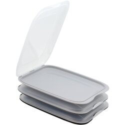 ENGELLAND Aufschnittbox 3er Set Schwarz Grau Anthrazit...