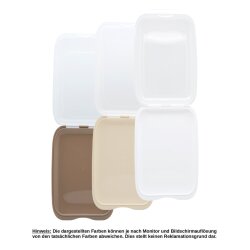 Aufschnittbox 3er Set Farb-Mix Weiß Beige Braun...