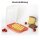 Aufschnittbox 3er Set Farb-Mix Weiß Beige Braun 25×17×3,3 cm BPA-frei, stapelbar