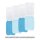ENGELLAND 4er Aufschnittbox Mix Hellblau/Türkis 25×17×3,3 cm – stapelbar, BPA-frei & mikrowellenfest