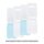 ENGELLAND 4er Aufschnittbox Mix Hellblau/Weiß 25×17×3,3 cm – stapelbar, BPA-frei & mikrowellenfest