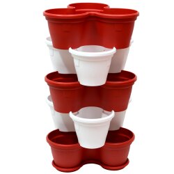 5-teiliges stapelbares Pflanztopf-Set...