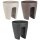 3er Set Blumenkasten für Geländer 28L – Balkon-Pflanzkästen mit Bügel und Wasserspeicher in Anthrazit, Sand und Braun
