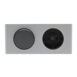 Einbau-Steckdosen-Box mit Schalter, 1x Schuko für...