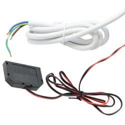 Einbau-Steckdosen-Box mit Schalter, 1x Schuko für Möbel & Spiegelschränke