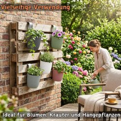 ENGELLAND Blumentopf zum Hängen Ø 15 cm