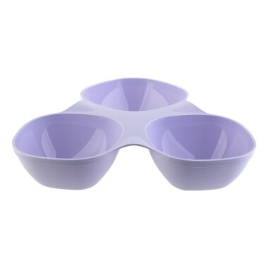 ENGELLAND Snack-Servierschale Flieder 30x18,5x6,5 cm – BPA-frei, stapelbar & spülmaschinenfest