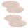 Flache Kunststoffteller BPA-frei – Picknick & Grill Teller hellrosa