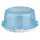 Runde Transport-Kuchenbox aus BPA-freiem Kunststoff mit Tragegriff & 4 fach Klickverschluss – Ø 36,5 cm, Höhe 17,5 cm,