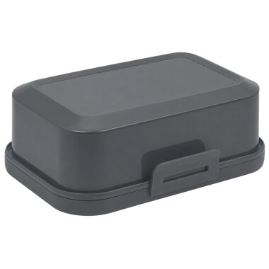 ENGELLAND Butterdose Anthrazit – stapelbare Dose mit Deckel, BPA-frei
