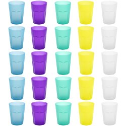 ENGELLAND 25er Kunststoffbecher Set 400 ml –...