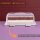 ENGELLAND Kuchen-Transportbox 44x35x17,5 cm Rotbraun transparent – Rechteckige Tortenbox mit Griff, Klickverschluss & Stückeinteilung, BPA-frei