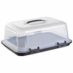 ENGELLAND Rechteckige Kuchen-Transportbox 44x35x17,5 cm...