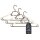 ENGELLAND Kleiderbügel Set 3-er Braun-Beige, rutschfest & verstellbar, drehbare Haken, ideal für Hemden, Jacken, Hosen