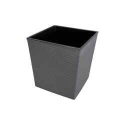 ENGELLAND Pflanzkübel WPC Quadratisch Anthrazit, UV-...