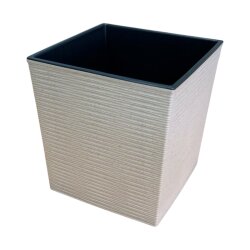 ENGELLAND Pflanzkübel WPC Vanille-Beige...