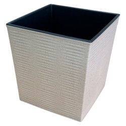 ENGELLAND Pflanzkübel WPC Vanille-Beige...
