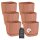 6er-Set ENGELLAND Blumentöpfe 15×15 cm Terrakotta – quadratisch, wetterfest, UV-beständig mit Drainage