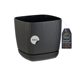 ENGELLAND Blumentopf 18×18 cm Schwarz –...