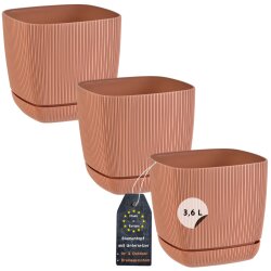 3er-Set ENGELLAND Pflanztöpfe 18×18 cm...