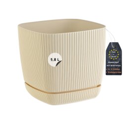 ENGELLAND Blumentopf 21×21 cm Beige –...