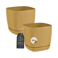 2er-Set ENGELLAND Blumentöpfe 21×21 cm...