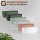 ENGELLAND 3er Set Blumenkästen Grau 50 cm – mit Wasserspeicher, Drainage & Abstandshalter