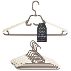 ENGELLAND Kleiderbügel Set 6-er Braun-Beige –...