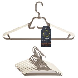 ENGELLAND Kleiderbügel Set 9-er Braun-Beige –...